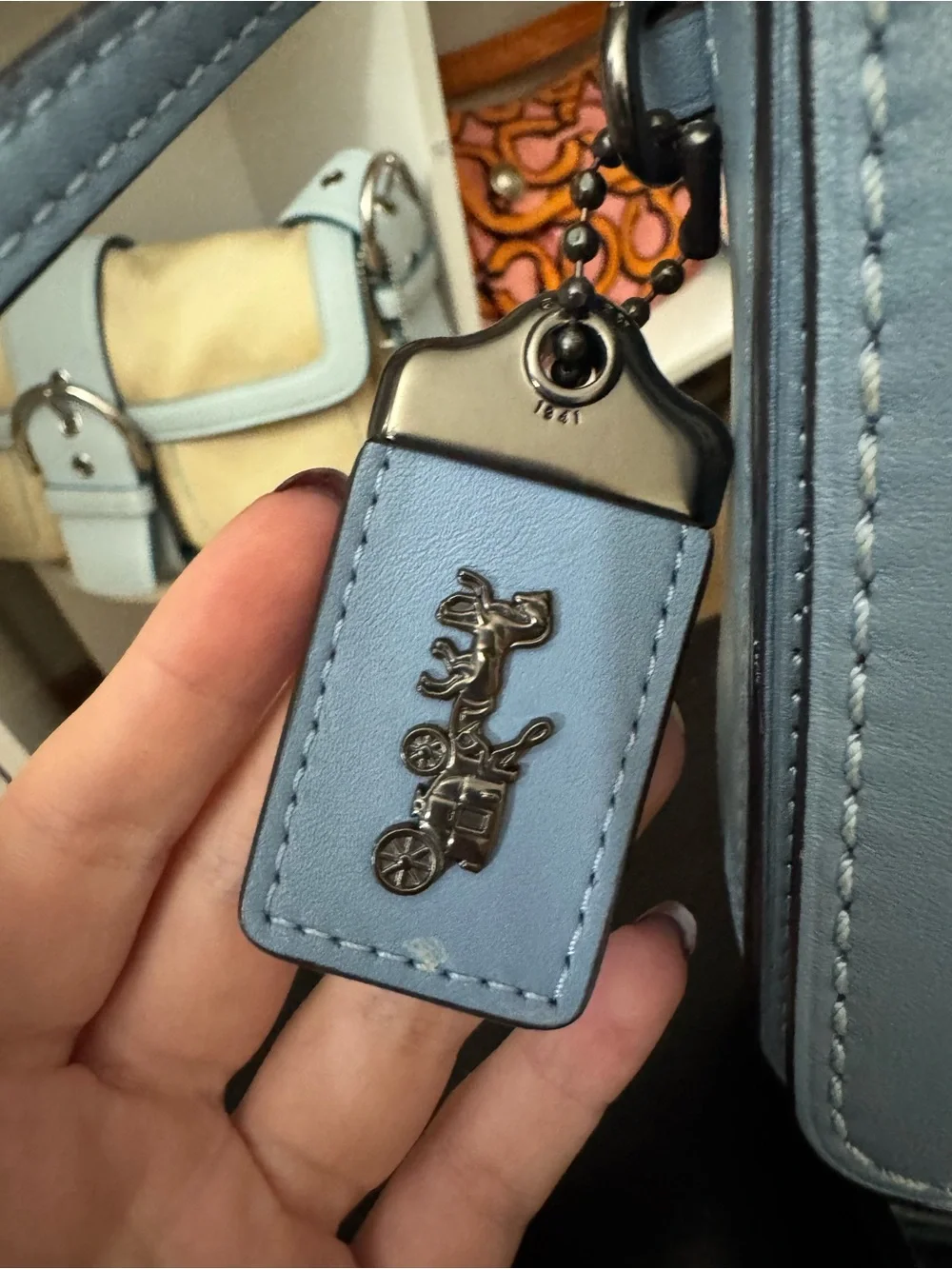 Coach 1941 Dinky Light Blue Crossbody